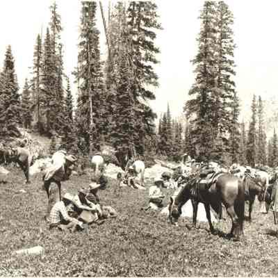 37.: Arapaho Basin- Lunch. 18 July 1955