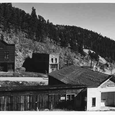 6. Ward street and buildings: 7"x10" B&W print