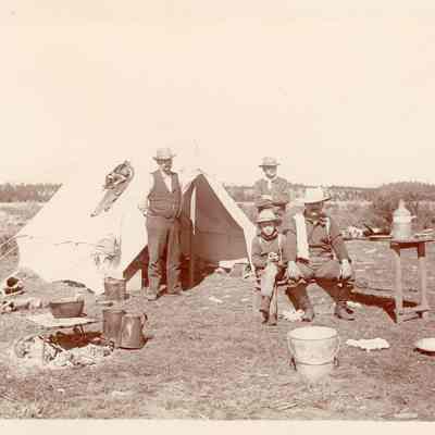 Camping trip and family