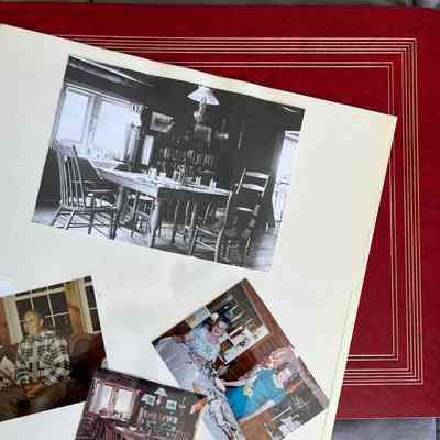 Red Scrapbook Donald C. Kemp family