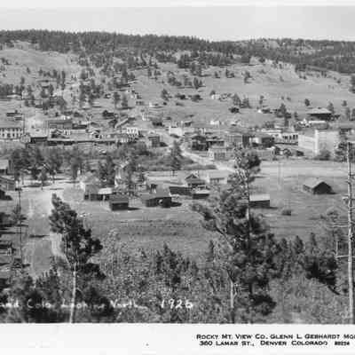 2. Photo Post Card. V570 Nederland, Colo., Looking North 1926