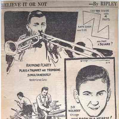 Ray Flarty- Ripley Believe It Or Not
