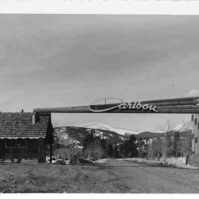 Caribou Ranch entrance gate
