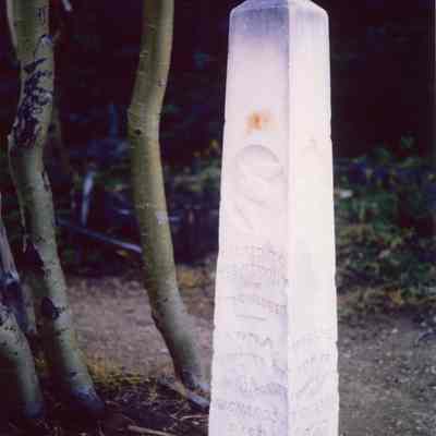 Caribou Cemetery, gravestone for Richards children