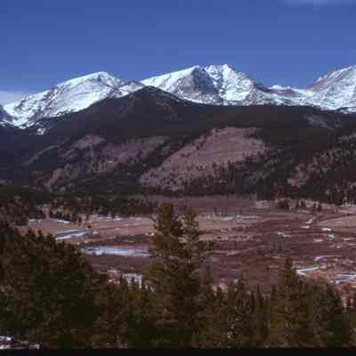 2. Mummy Range, Rocky Mountain National Park: Color slide