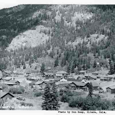 Eldora town buildings by Don Kemp