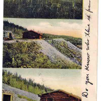 15. Portland-Dow Mining Co., Rollinsville, Colorado: Hand-written on side: "Do you know who this is from?"
