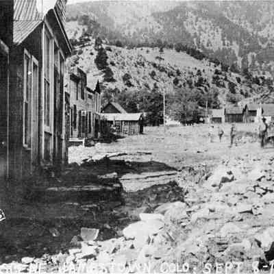 4. Street Scene, Jamestown, Colo., Sept 8, 1913, #4010: 8.5"x11" print and digital
