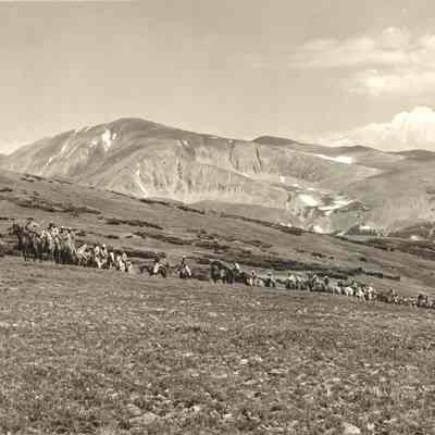 26.: Brainard Lake camp 3R, July 1953, Guide: Donald C. Kemp on Polo