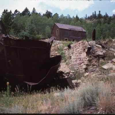 7. Big Five ruins of power house: color slide