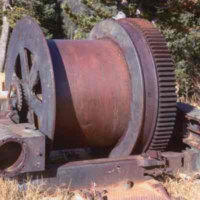 2. Old Steam Hoist: 8"x10" color print
