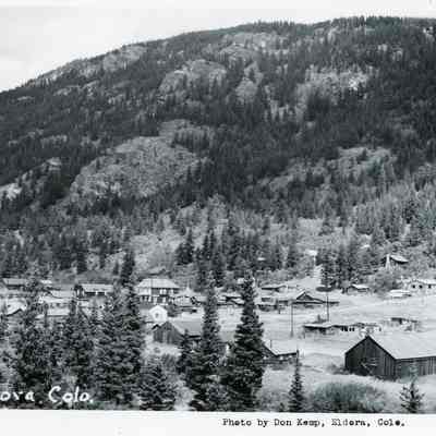 Photo 2: On back- "5/59 [May 1959], 100 #40, Nelson cabin from Mogul T[unnel], Eldora."