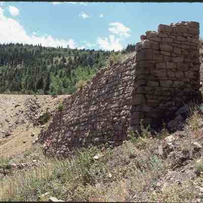 12. Big Five, stone foundation for Power House: color slide