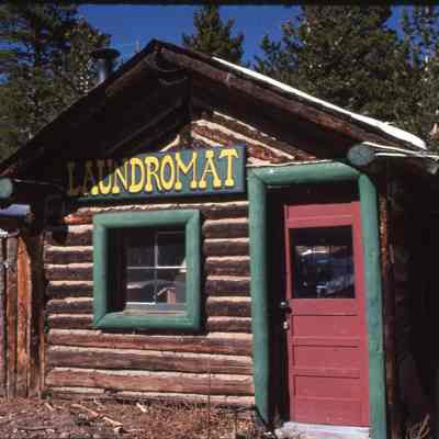 4. Laundromat, Ward, 1978.: color slide