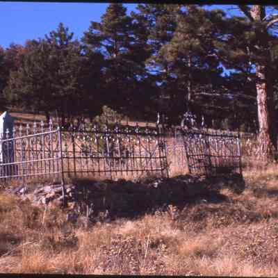 8. Cemetery lot, Gold Hill, Colo.: color slide
