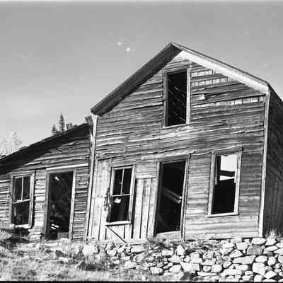 4. Miner's house, Caribou: 2.25"x3.25" B&W negative