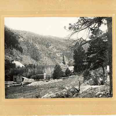 Site of dam built to power Baily Mill in Eldora, Colo. June 1899