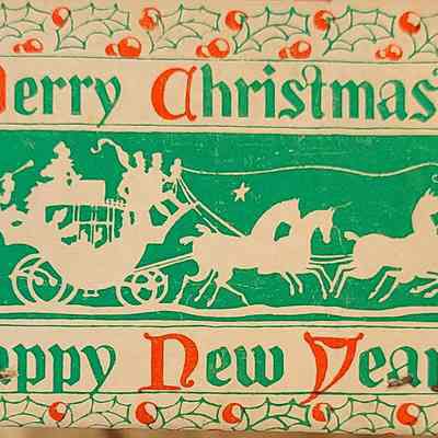 Gier's Restaurant: Christmas theme matchbook (back_1a)