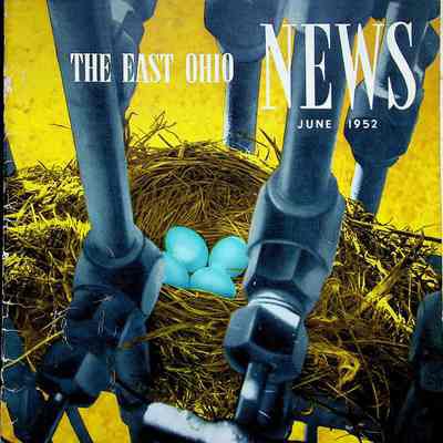 Old King Cole featured in The East Ohio News magazine June, 1952: Cover
