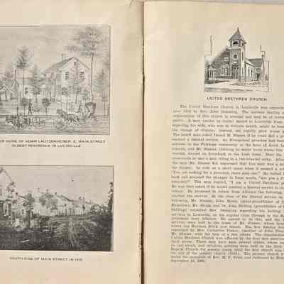 Main St. Pictures. United Brethren Church history