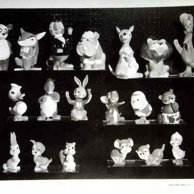 LNHS has the Kangaroo w/Joey (top row -5th), the Mouse (middle row - 4th) and the Cat (unpainted) (bottom row- 5th)