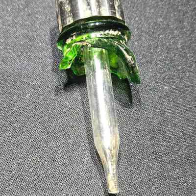 Medicine dropper for bottle (broken): Found in the old OutLot owned by Dr. Baker (beside current Football Stadium).