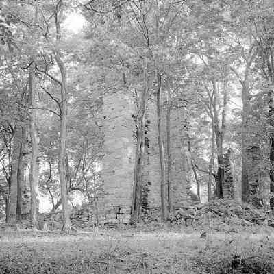 Old Stone Chapel or St. George's Chapel before clean up program