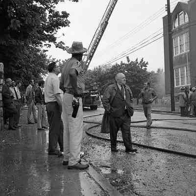 Wright Denny School fire on May 22, 1972