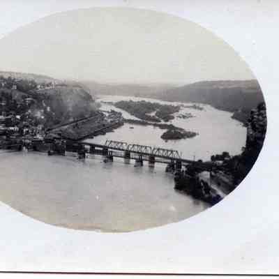 A view of Harper's Ferry, West Virginia