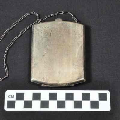 Rectangular sterling silver purse