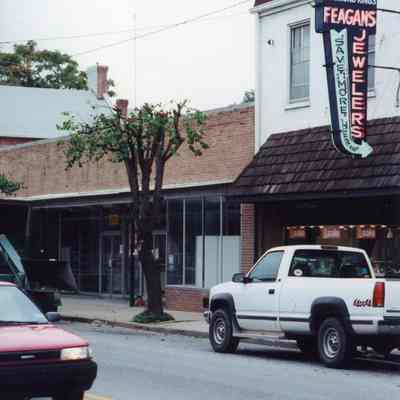 Storefronts on Washington Street