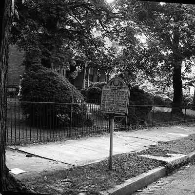 John Brown marker on Samuel Street