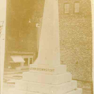 Marker of John Brown's Fort at Harpers Ferry