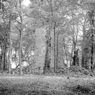 Old Stone Chapel or St. George's Chapel before clean up program