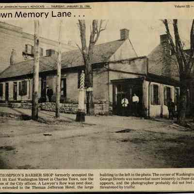 Jim Thompson's Barber Shop, Charles Town