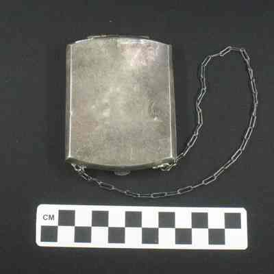 Rectangular sterling silver purse