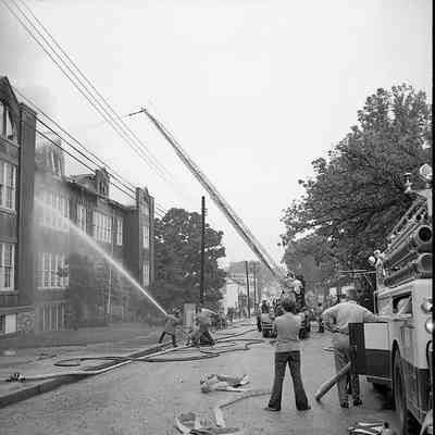 Wright Denny School fire on May 22, 1972