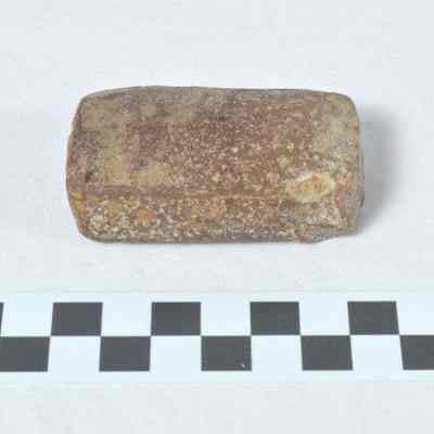 Small bar of brown soap