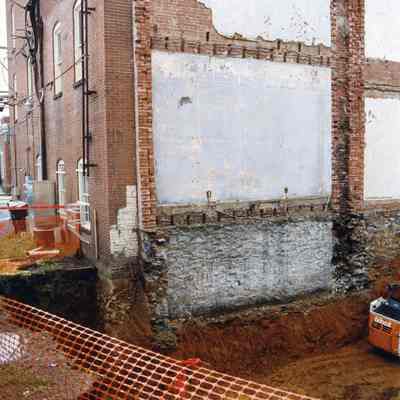 Bank of Charles Town excavation