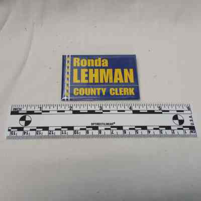 Ronda Lehman campaign button