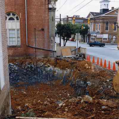 Bank of Charles Town excavation