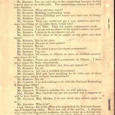 War Expenditures Back Cover