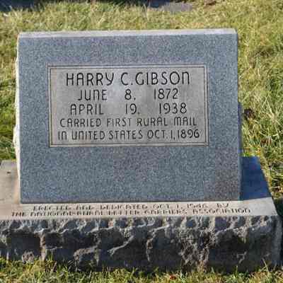 Harry C. Gibson monument, 2021