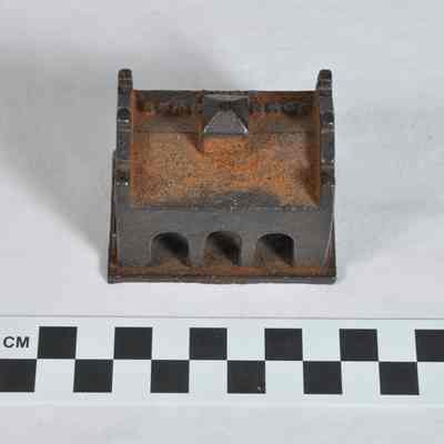 Early 20th century miniature cast iron model of "John Brown's Fort"