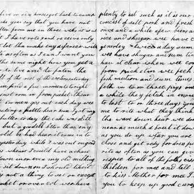 1862 letter from William Sutliff at Harpers Ferry, pp 2&3