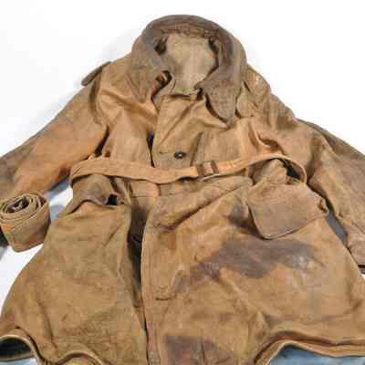 World War I leather aviator's coat