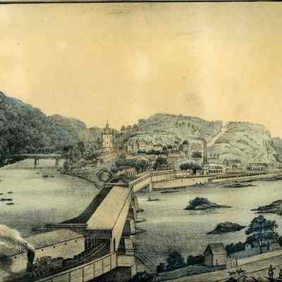 Colorized view of Harper's Ferry: Origformat: Other