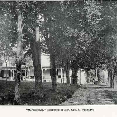 "Maplehurst," Residence of Hon. Geo. R. Wendling