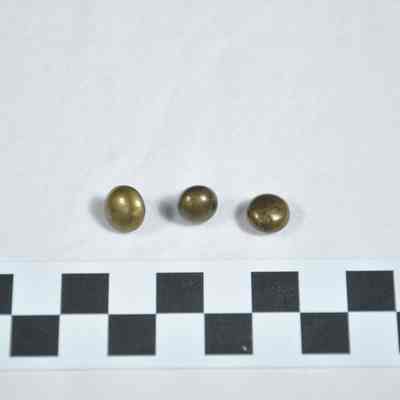 Three ball, Zouave Civil War era buttons