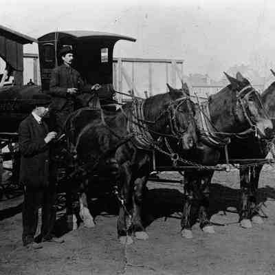 Oil-tank wagon, 1915